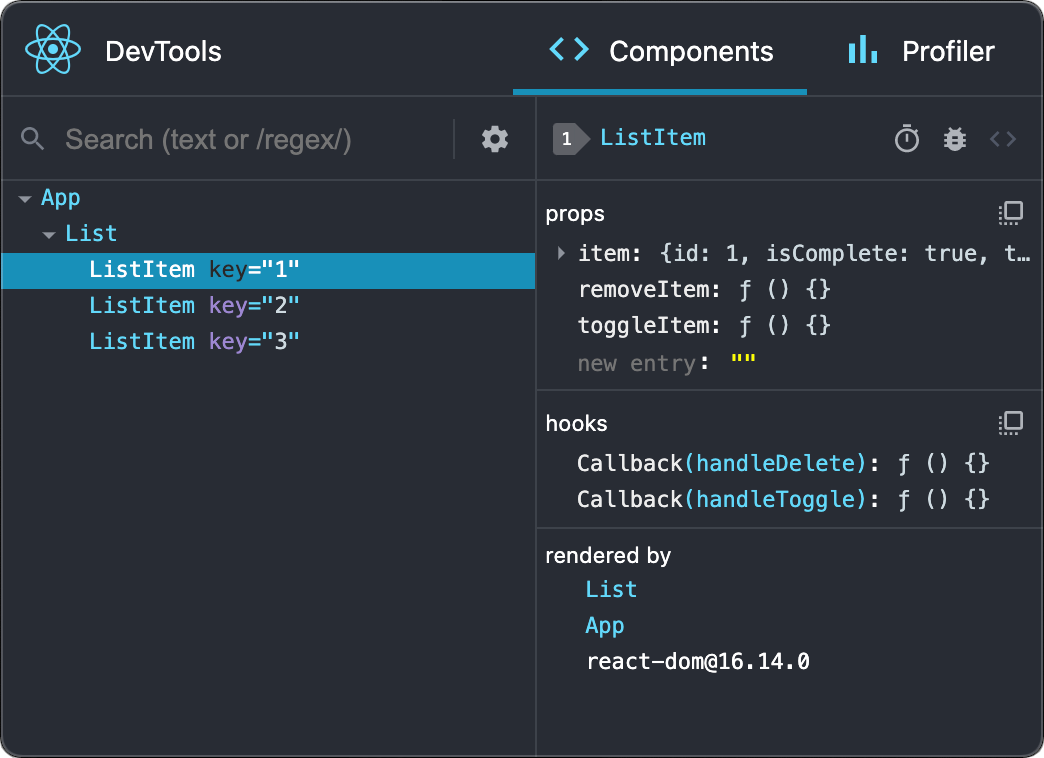 React DevTools